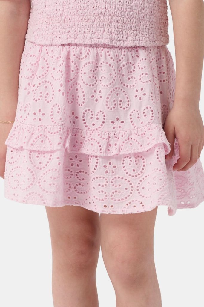 Kids Clover Eyelet Emry Skirt