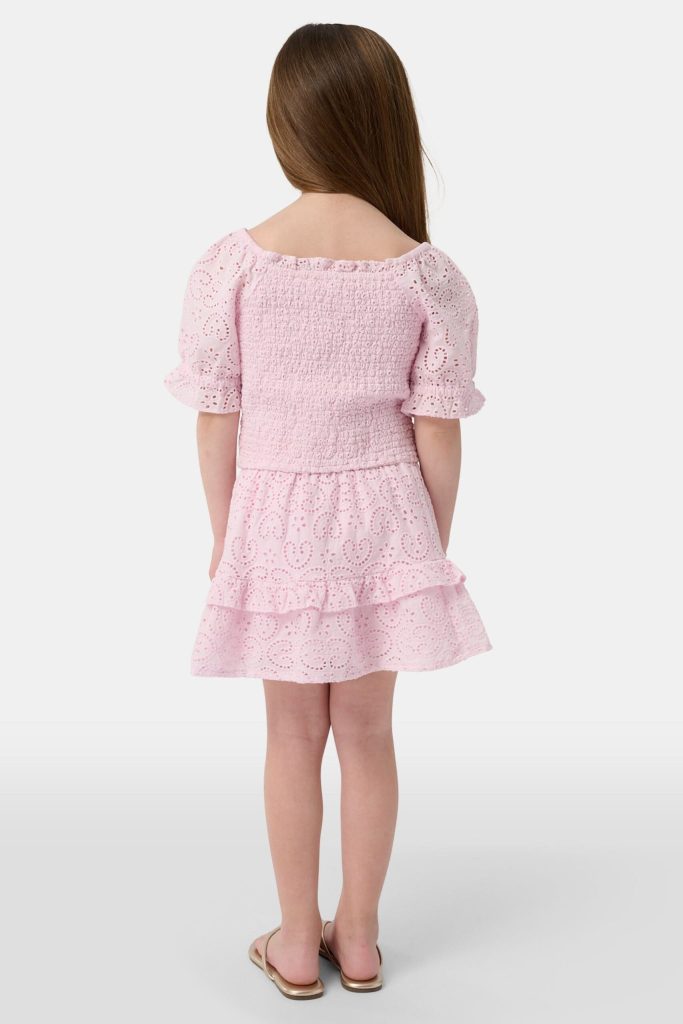 Kids Clover Eyelet Elsie Top