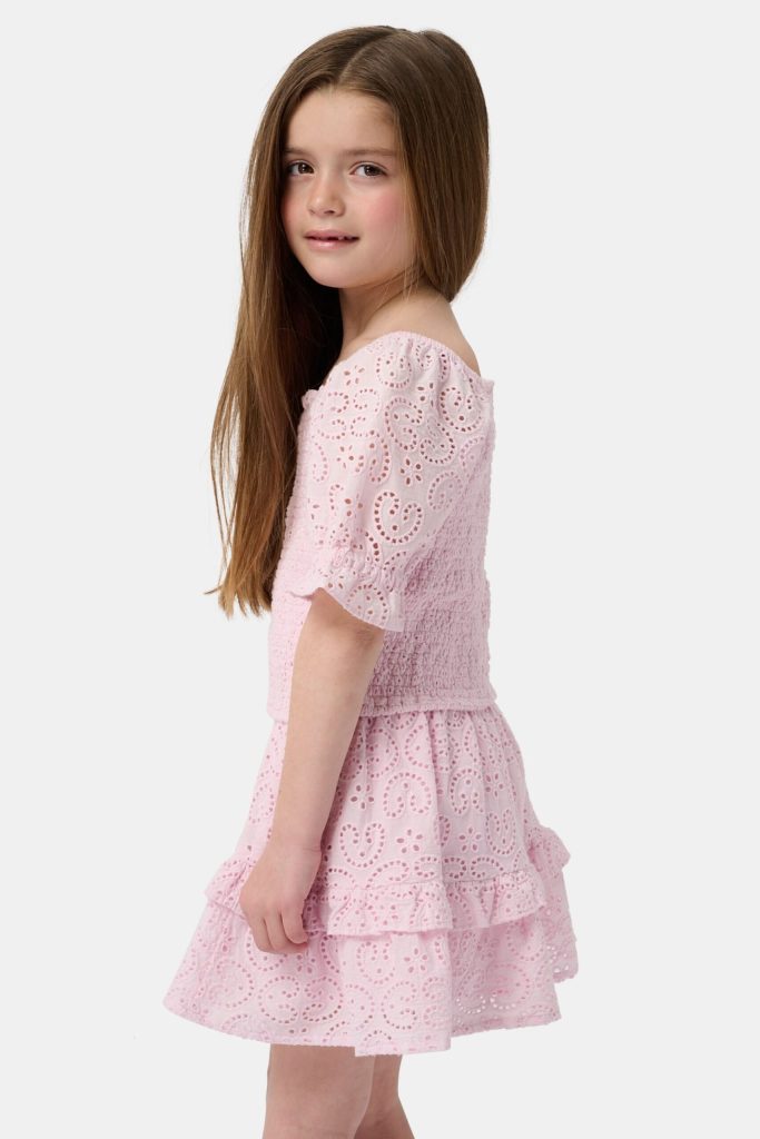 Kids Clover Eyelet Elsie Top