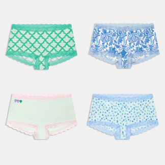 Classic Core Boyshort 4 Pack