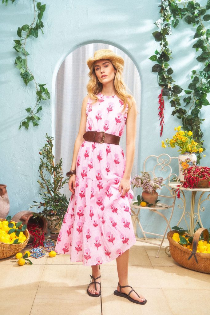 Marigold Stripe Milani Dress