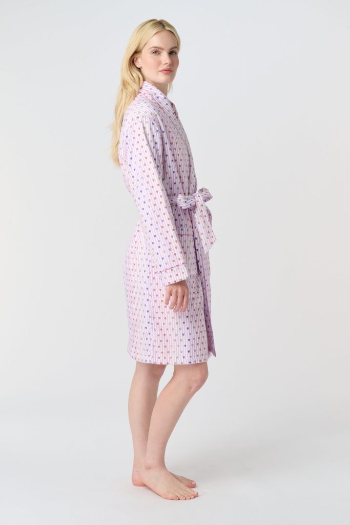 Disco Hearts Cosmo Robe