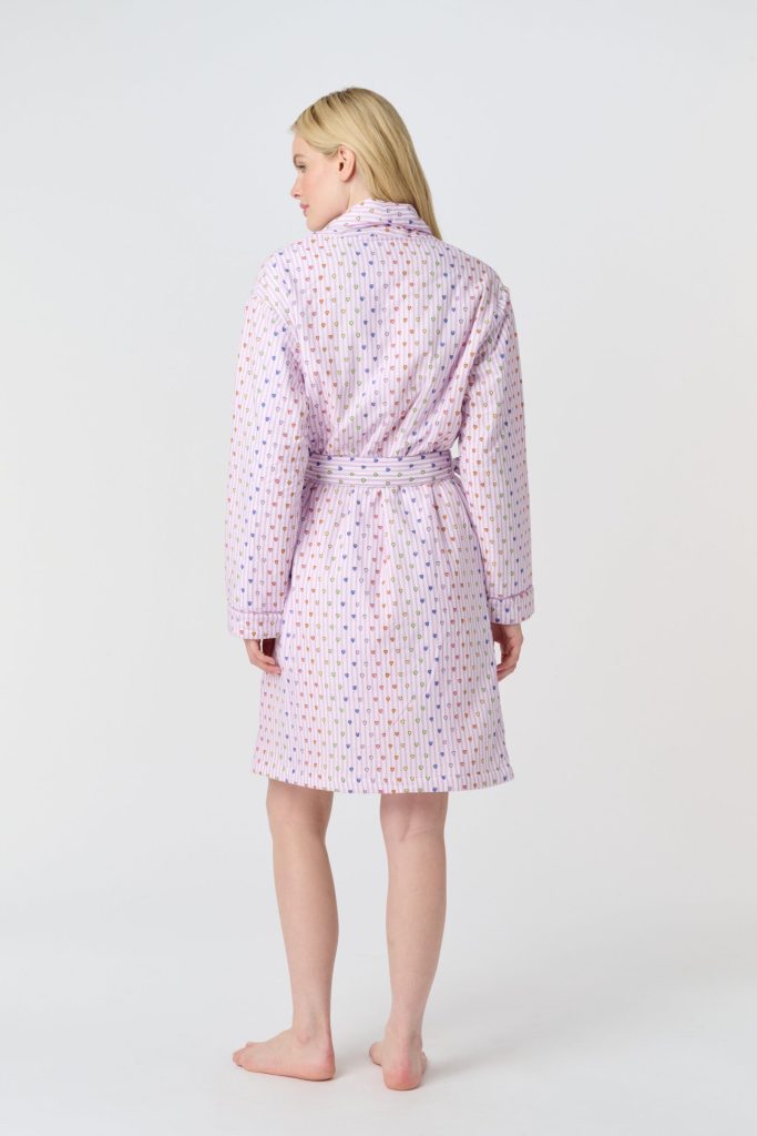 Disco Hearts Cosmo Robe