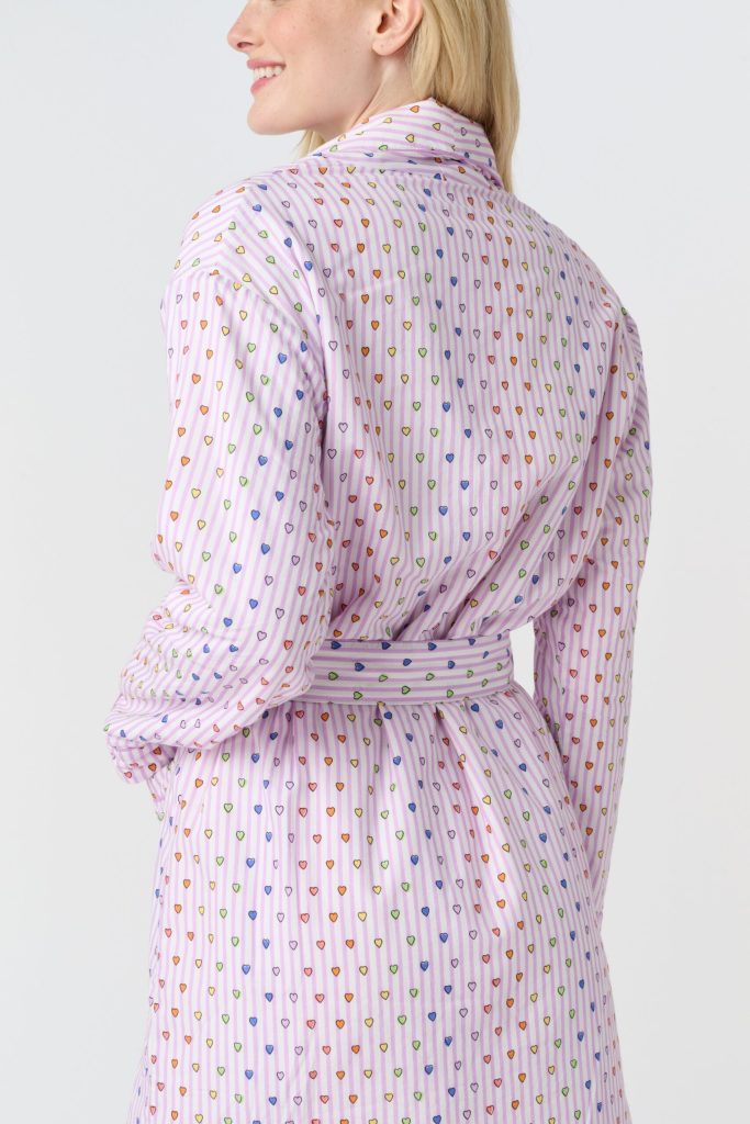 Disco Hearts Cosmo Robe