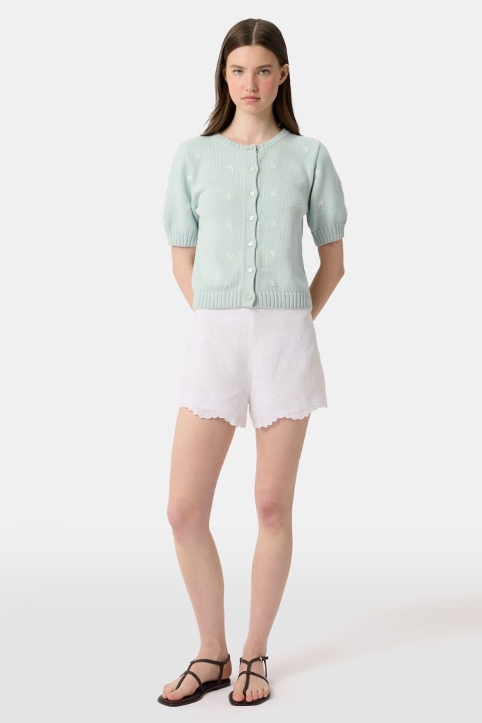 Ditsy Floral Embroidery Jordana Short