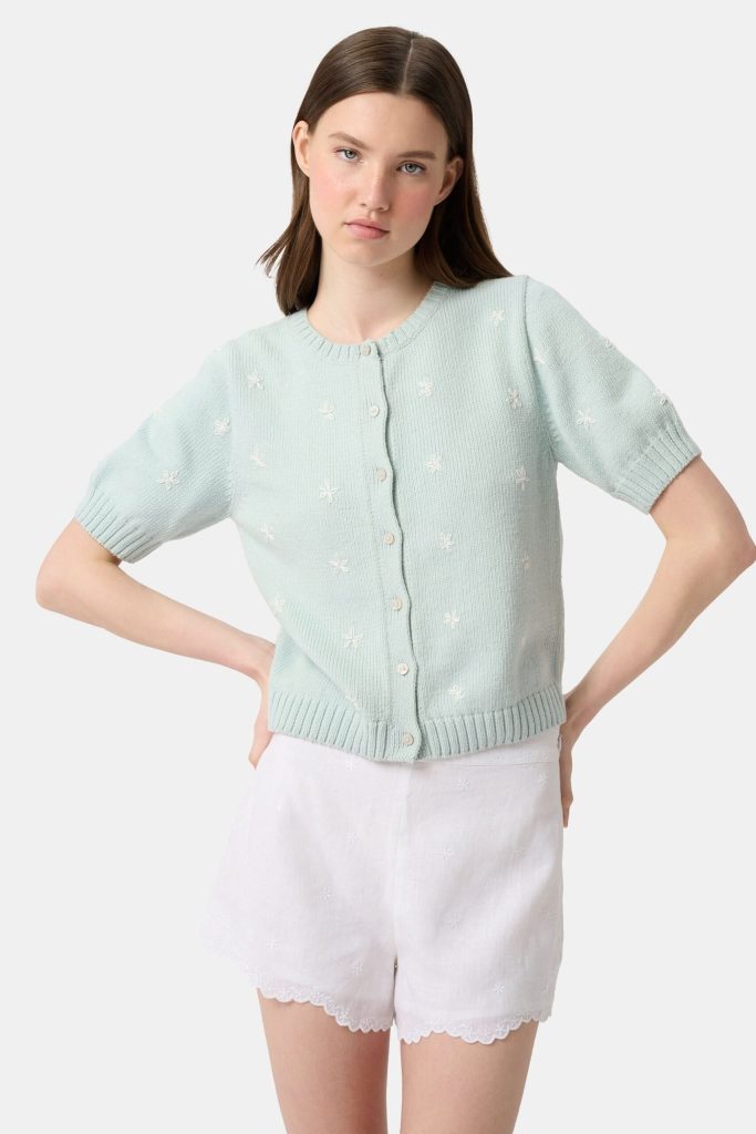 Ditsy Floral Embroidery Jordana Short