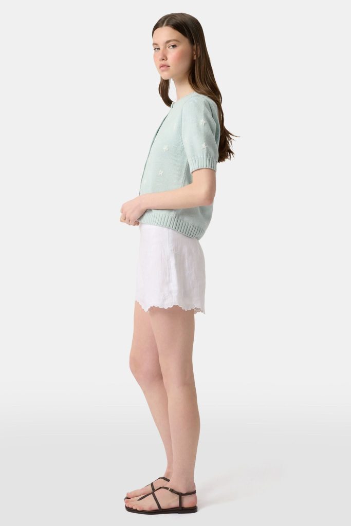 Ditsy Floral Embroidery Jordana Short