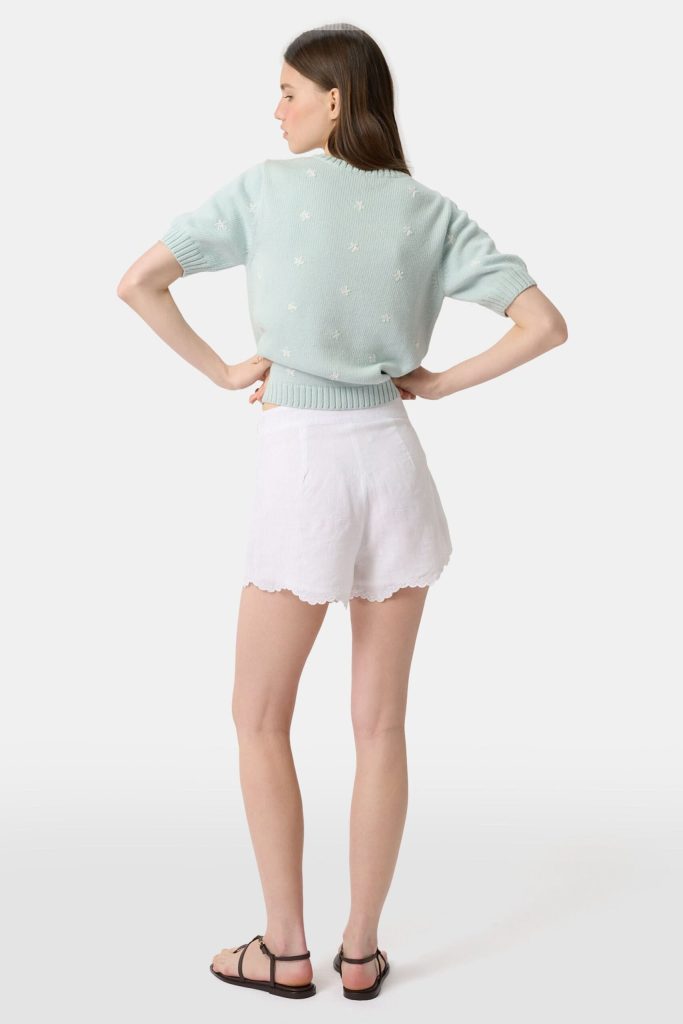 Ditsy Floral Embroidery Jordana Short