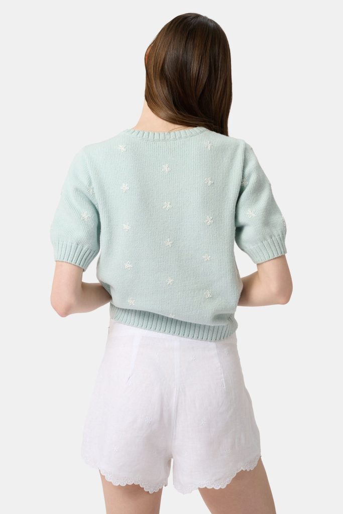Ditsy Floral Embroidery Jordana Short