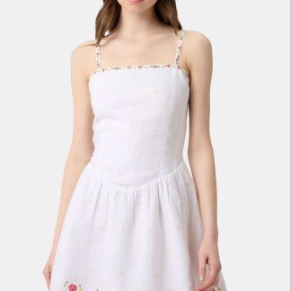 Ditsy Floral Embroidery Hannah Dress