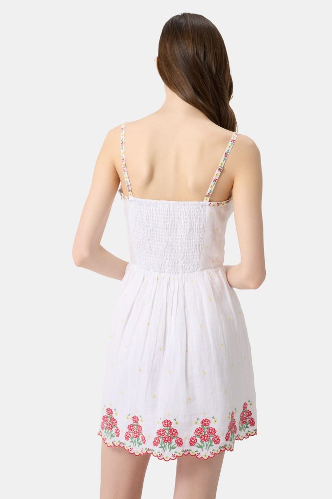 Ditsy Floral Embroidery Hannah Dress