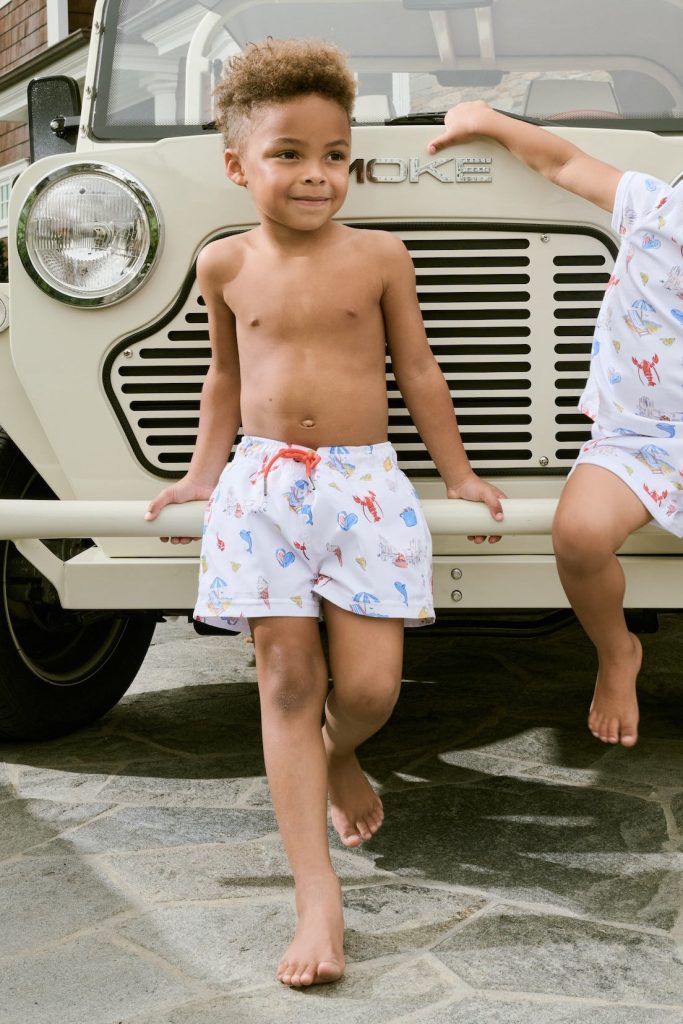 Boys Catch of the Day Shortie Swim Trunk