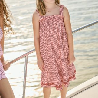 Kids Gingham Teagan Dress