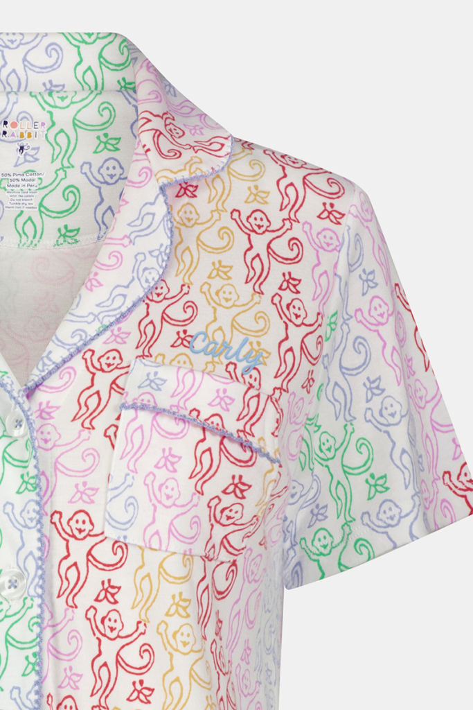 Disco Monkey Wyatt Polo Pajamas