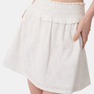 Eyelet Lattice Erin Skirt