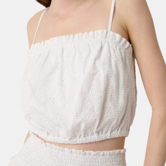 Eyelet Lattice Leah Top