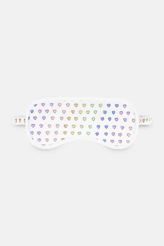 Disco Hearts Eye Mask