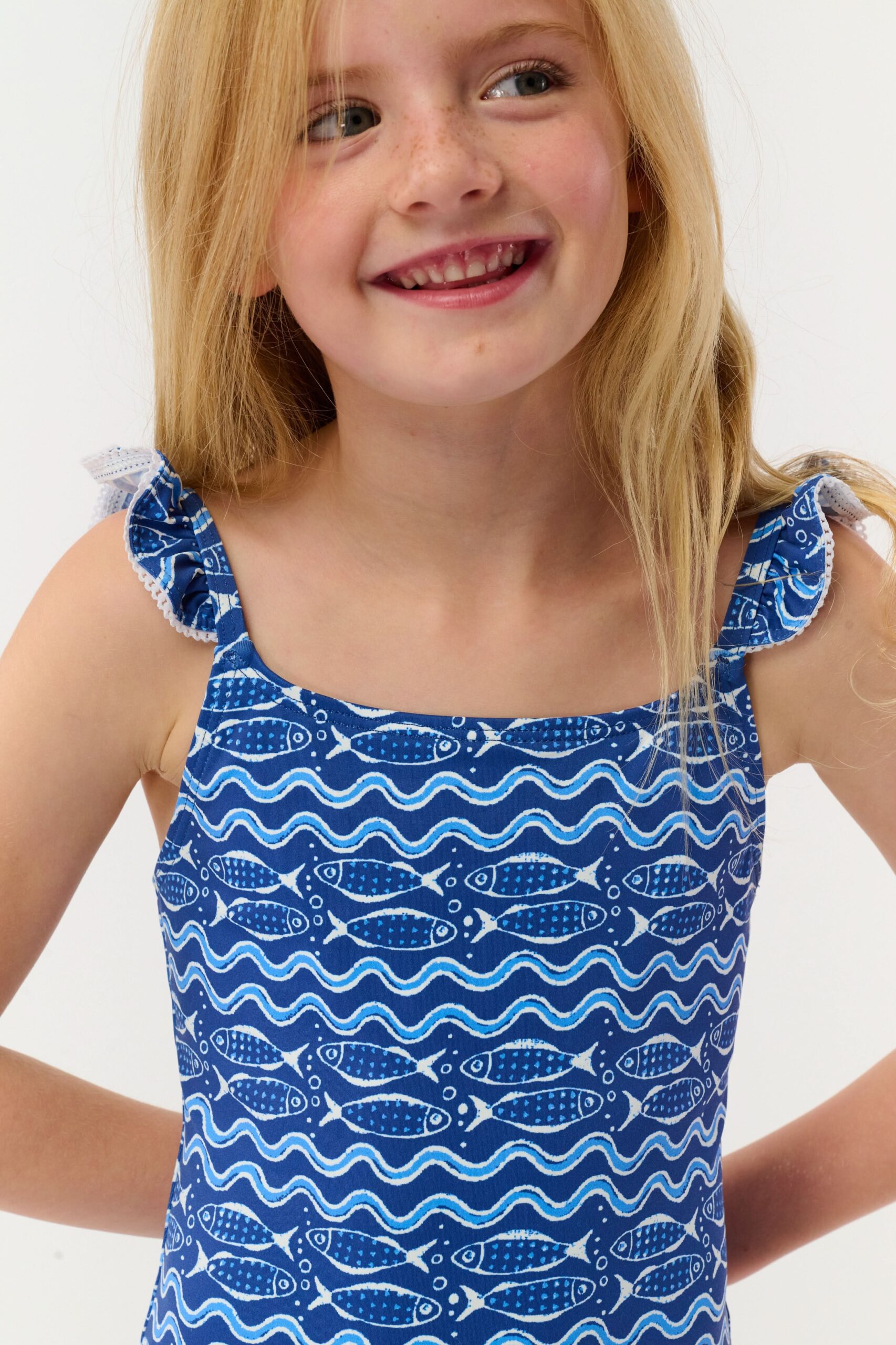 Kids Fish Stripe Rory One Piece