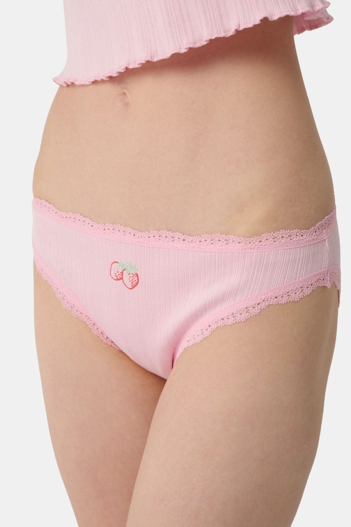Fruits Embroidery Bikini 4 Pack