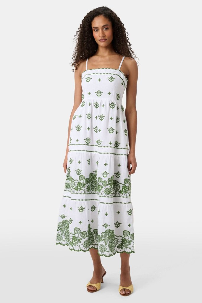 Fruit Eyelet Selena Dress