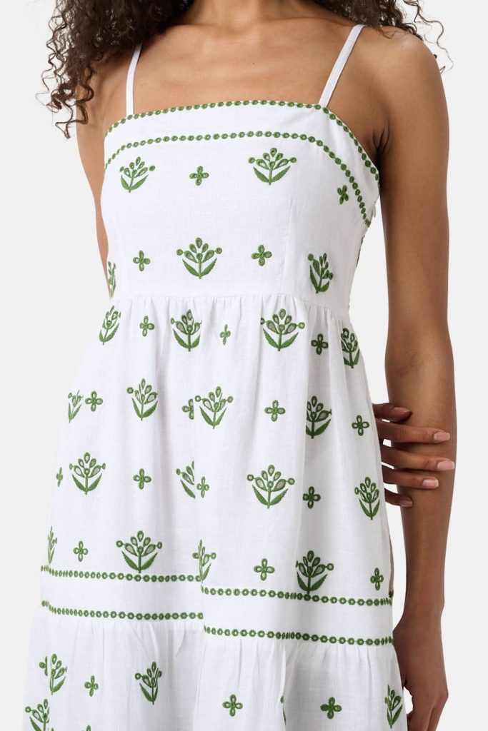 Fruit Eyelet Selena Dress
