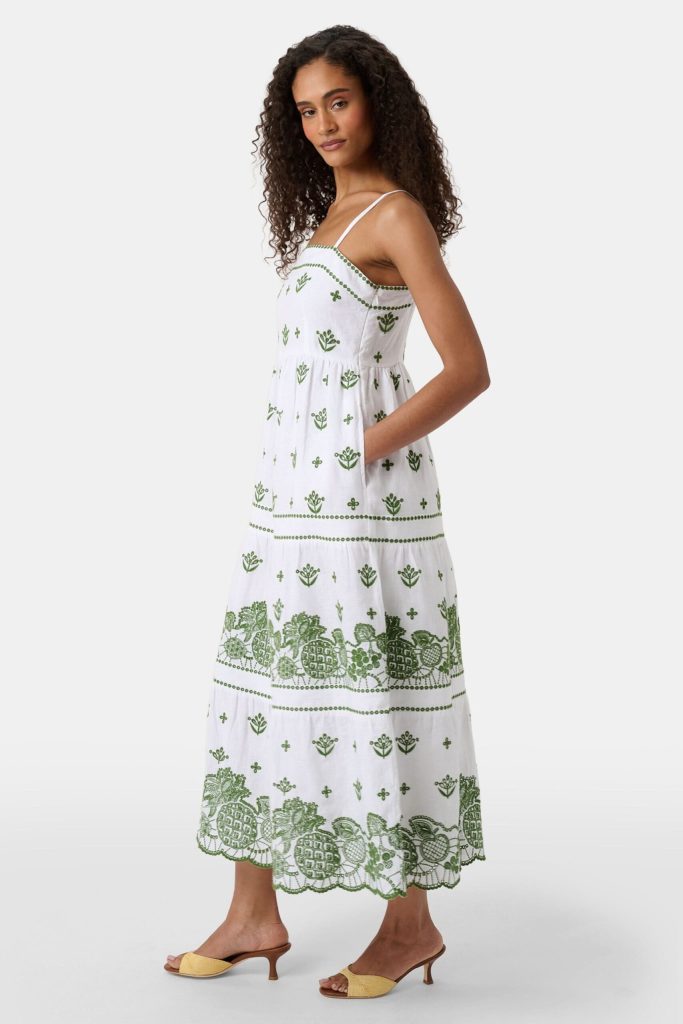 Fruit Eyelet Selena Dress