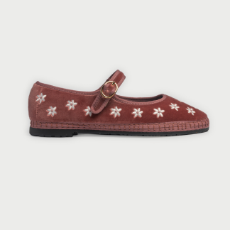 Daisy Embroidery Mary Jane