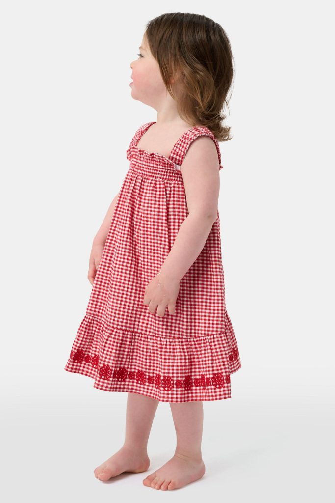 Kids Gingham Teagan Dress