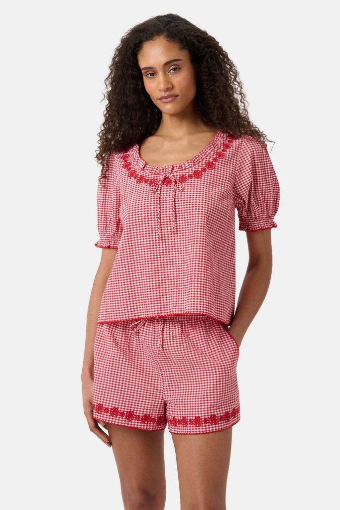 Gingham Quincy Top