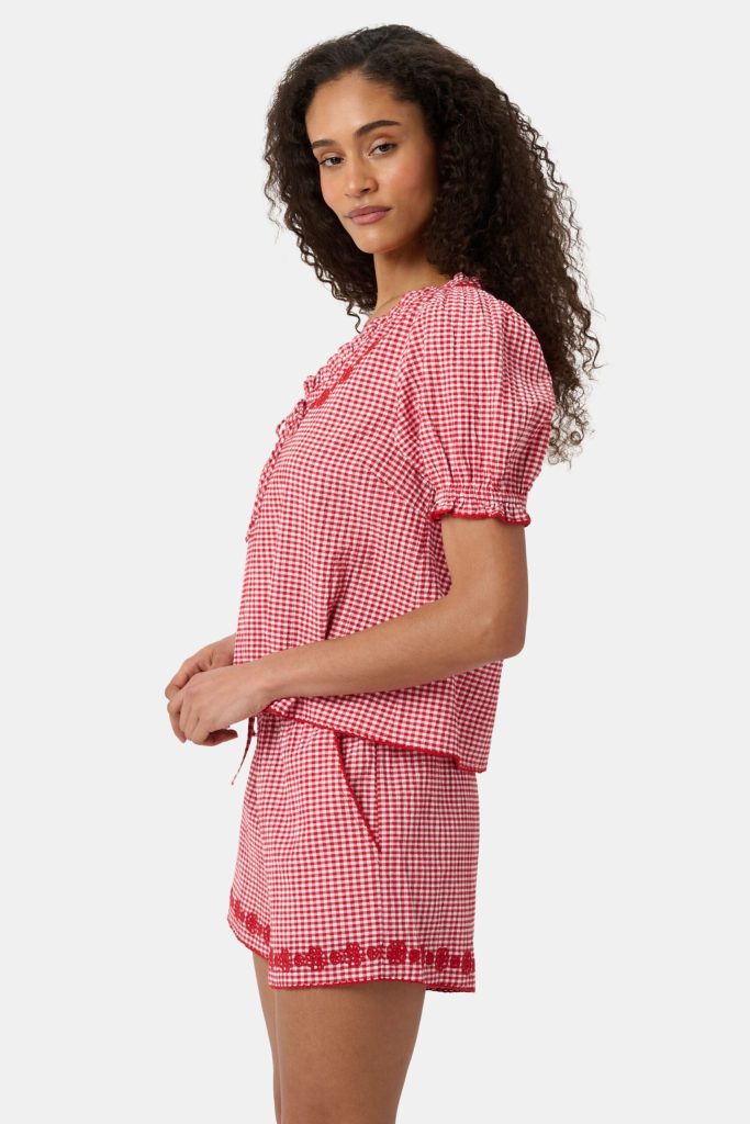 Gingham Quincy Top