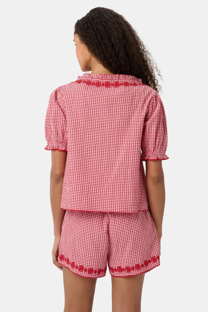 Gingham Quincy Top