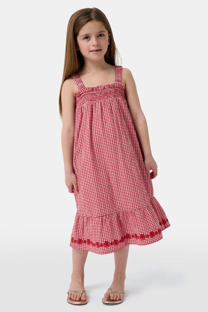 Kids Gingham Teagan Dress