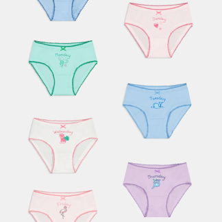 Girls Days of the Week Underwear Pack