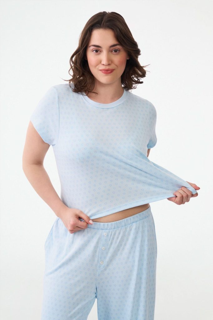Hearts Tonal Classic Baby Tee