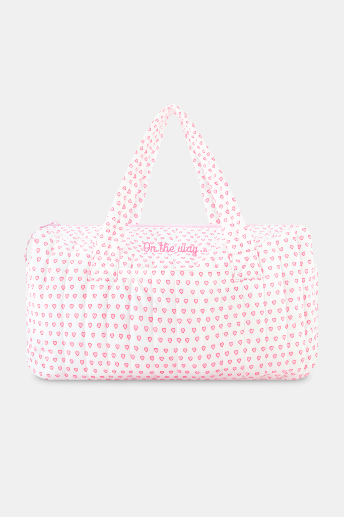 Hearts Quilted Weekender