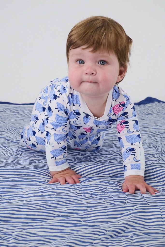Infant Sammy The Sheep Zipper Footie
