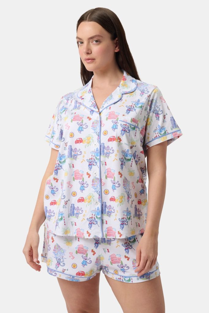Italy Monkey Polo Pajamas