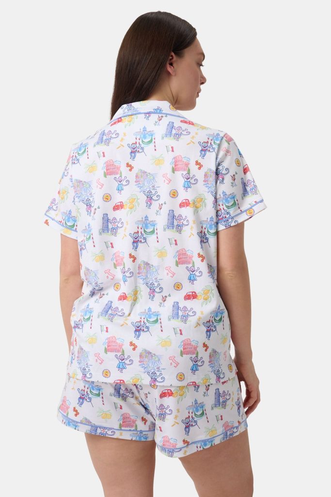 Italy Monkey Polo Pajamas