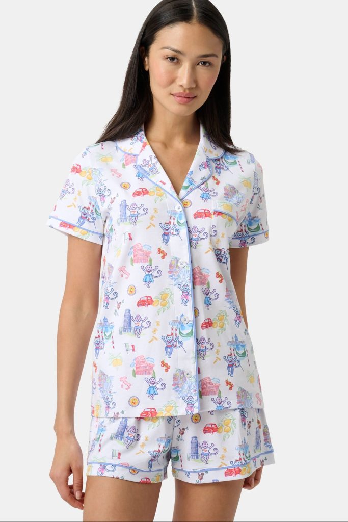 Italy Monkey Polo Pajamas