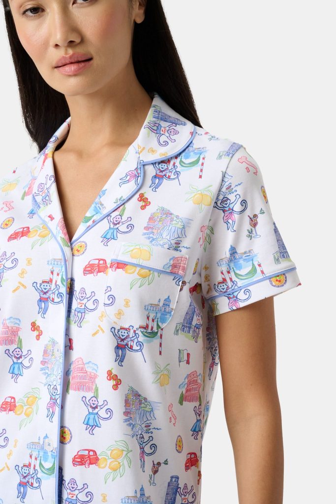Italy Monkey Polo Pajamas