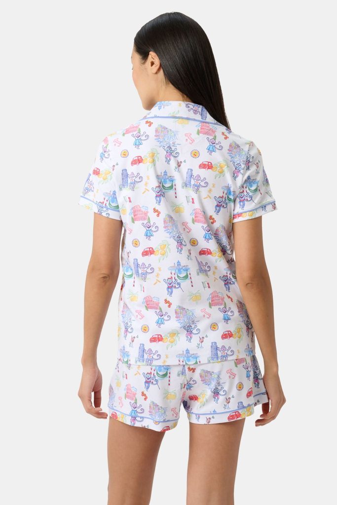 Italy Monkey Polo Pajamas