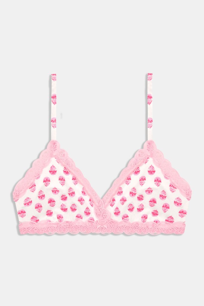 Ditsy Daisy Pointelle Jane Bralette