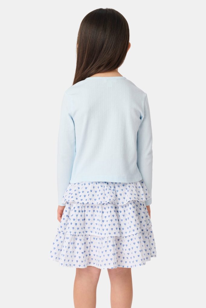 Kids Hearts Pointelle Heidi Cardigan