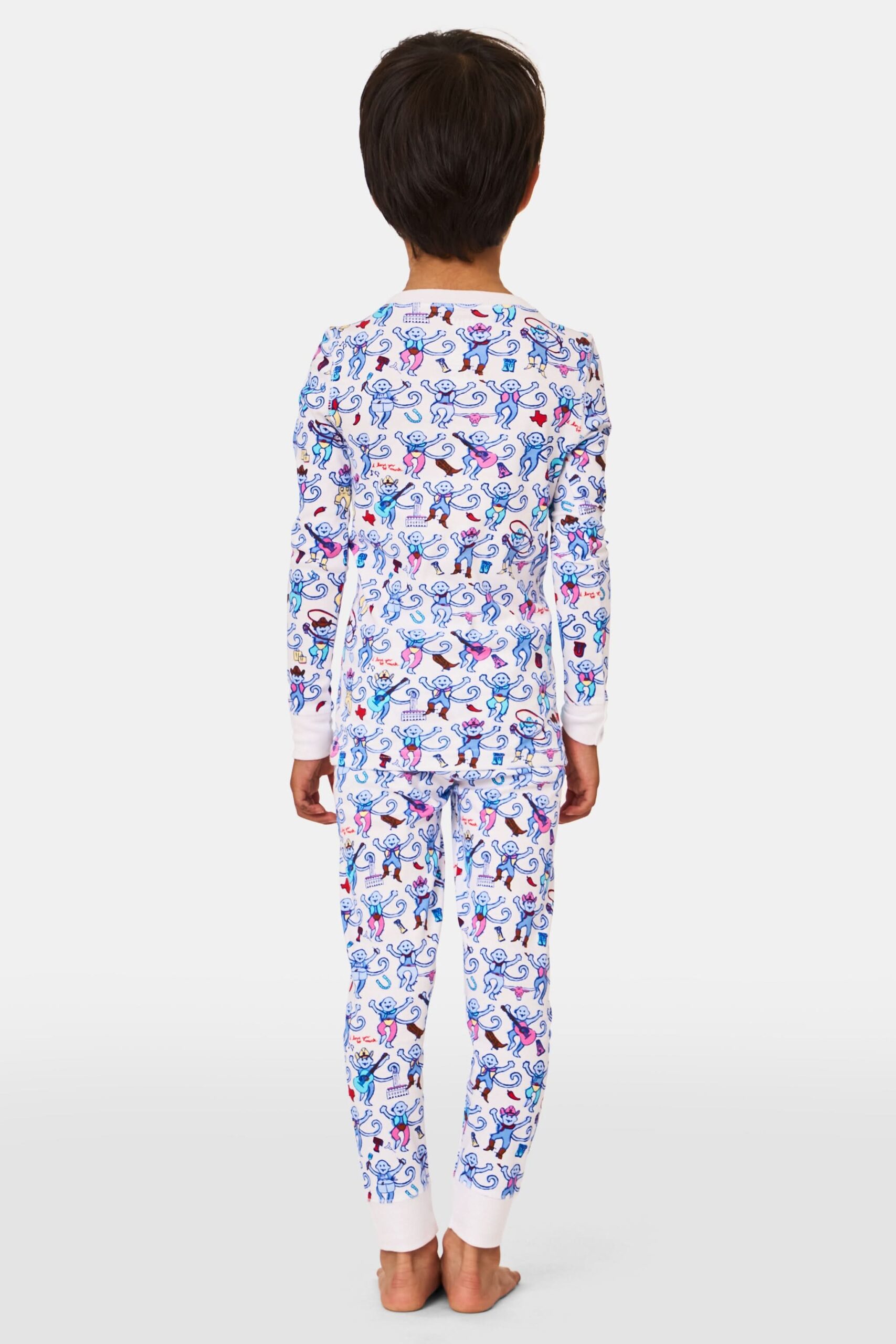 KIDS AUSTIN MONKEY PAJAMAS