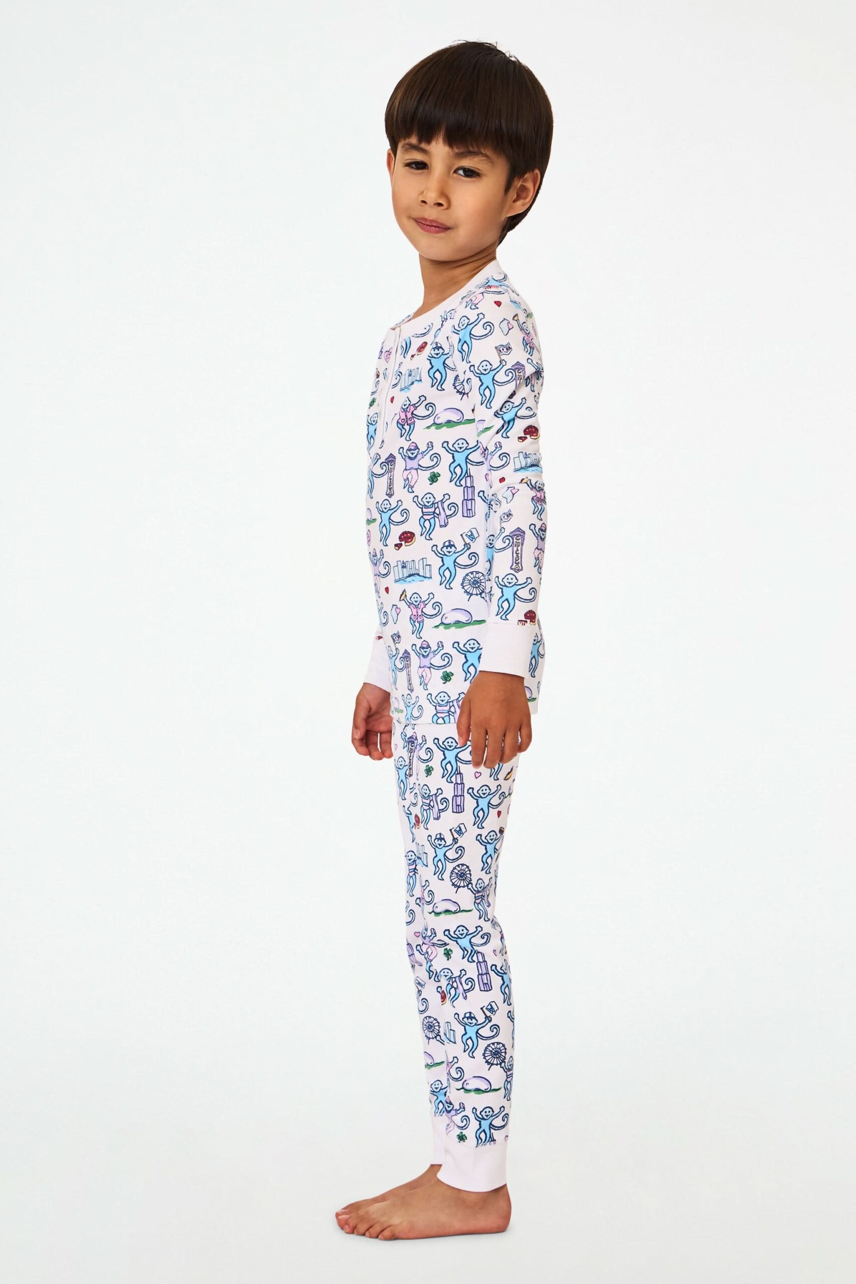 Kids Chicago Monkey Pajamas