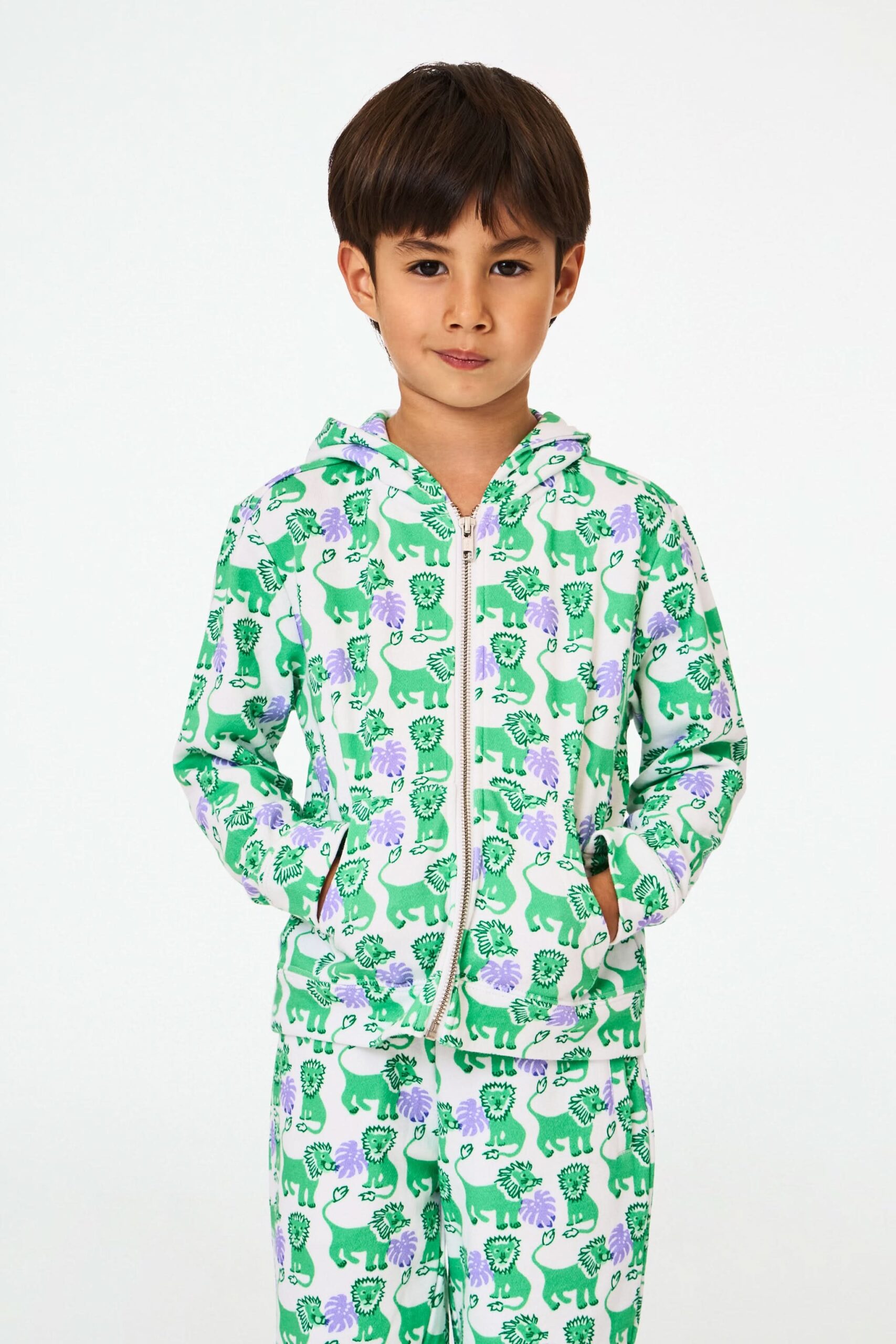 Kids Leo The Lion Harley Hoodie