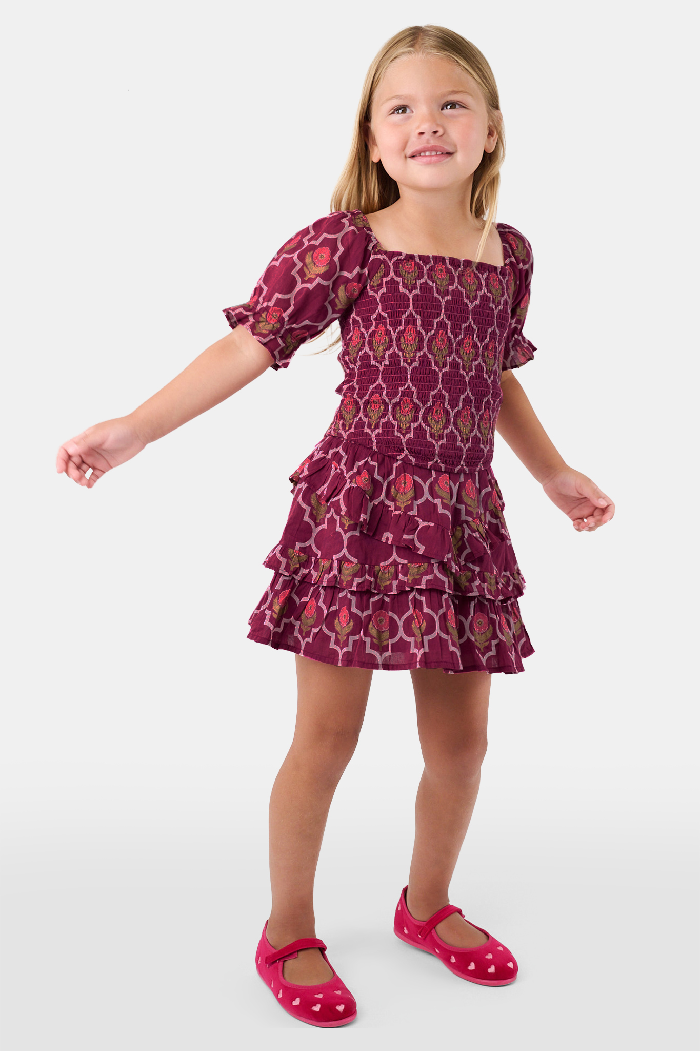 Kids Marquis Floral Bibi Skirt