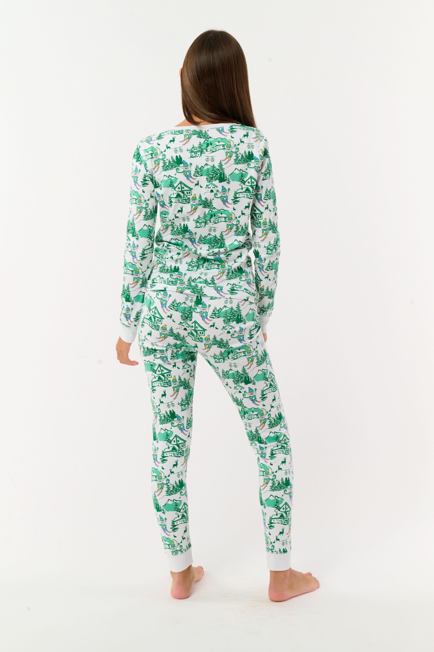 Kids Ski Toile Pajamas