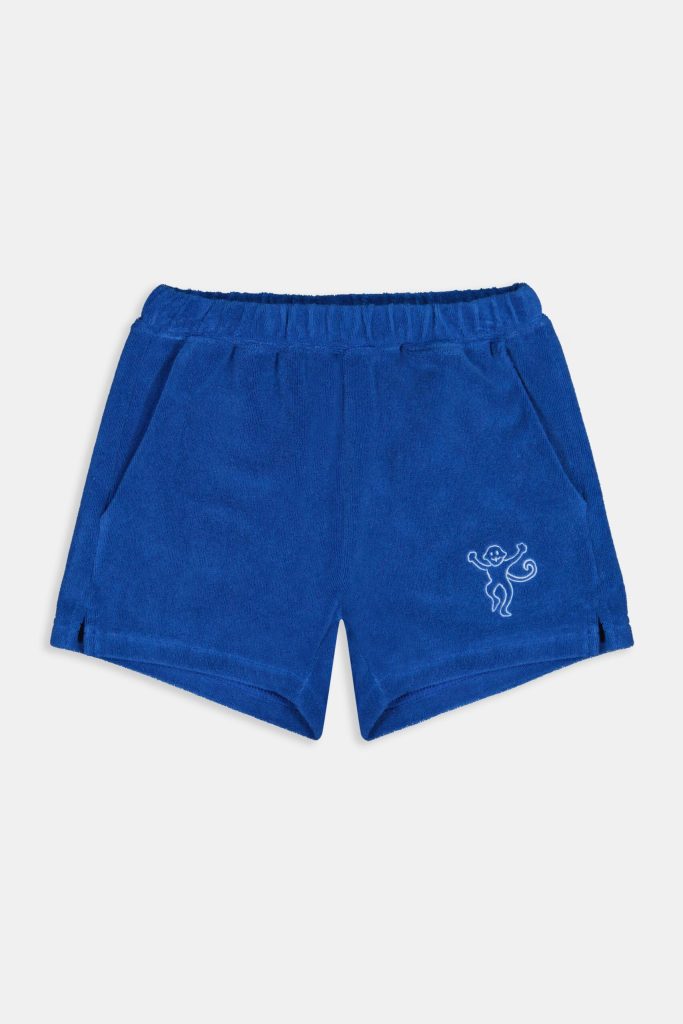 Kids Monkey Embroidery Hanni Short