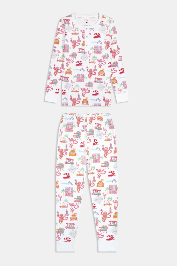 Kids Miami Monkey Pajamas